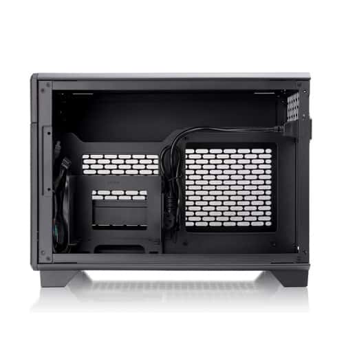 Thermaltake Thermaltake TR100 Mini Tower Chassis (Mini ITX Case), Supports Mini ITX Motherboard, 280mm AIO Cooler, SFX PSU, USB 3.2 (Gen 2) Type-C, HD Audio, Black | CA-11A-00S1NN-00 - thumbnail 5