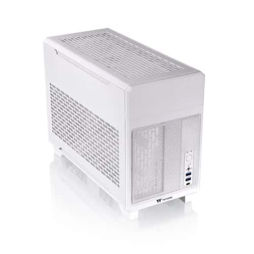 Thermaltake Thermaltake TR100 Mini Tower Chassis (Mini ITX Case), Supports Mini ITX Motherboard, 280mm AIO Cooler, SFX PSU, USB 3.2 (Gen 2) Type-C, HD Audio,  Snow | CA-11A-00S6NN-00 - thumbnail 3
