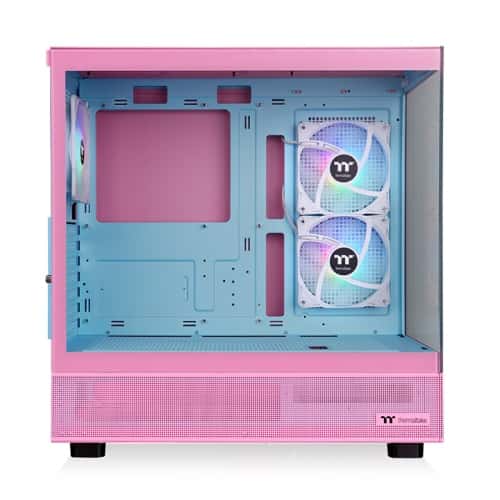 Thermaltake Thermaltake View 270 Plus TG ARGB Bubble Pink Mid Tower Case, Tempered Glass, 3x pre-installed Fans, 360mm Radiator Support, E-ATX MOBO Supports | CA-1Y7-00MAWN-00 - thumbnail 6