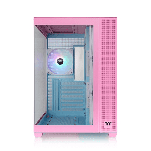 Thermaltake Thermaltake View 380 TG ARGB Bubble Pink Mid Tower Case, 4x 120mm ARGB Lite Fans, Supports ATX Hidden-Connector Motherboards, Radiator Upto 360mm, USB 3.2 (Gen 2) Type-C  | CA-1Z2-00MAWN-00 - thumbnail 4
