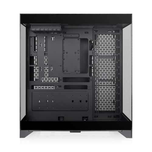 Thermaltake Thermaltake CTE E550 TG Black Mid Tower ATX Case, 3 Tempered Glass Panels, Three-Way VGA Installations Dual Chamber Design,  Hidden-Connector Mobo Support | CA-1Z8-00M1WN-00 - thumbnail 5