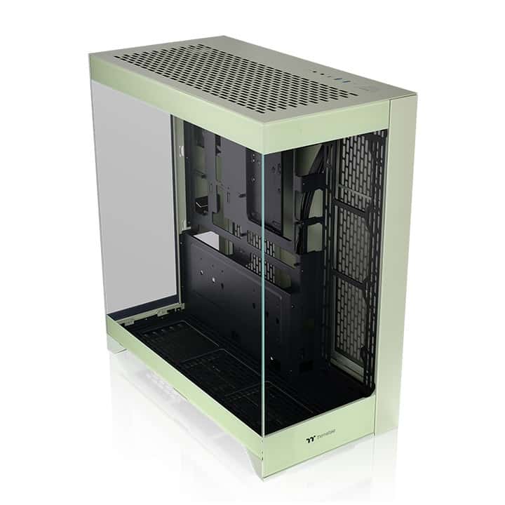 Thermaltake Thermaltake CTE E550 TG Matcha Green Mid Tower ATX Case, 3 Tempered Glass Panels, Three-Way VGA Installations Dual Chamber Design, Hidden-Connector Motherboard Support | CA-1Z8-00MEWN-00 - thumbnail 1