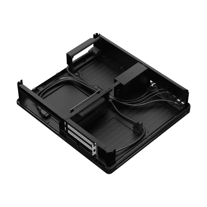 Fractal Design Fractal Design Node 202 Black Mini ITX Computer Case, 377 x 82 x 330 mm, 3x Dust filters (CPU, GPU & PSU), Total fan mounts 2x 120 mm in graphics card chamber, 2 x Expansion slots, SFX PSUs up to 130 mm long | CA-NODE-202-BK - thumbnail 13