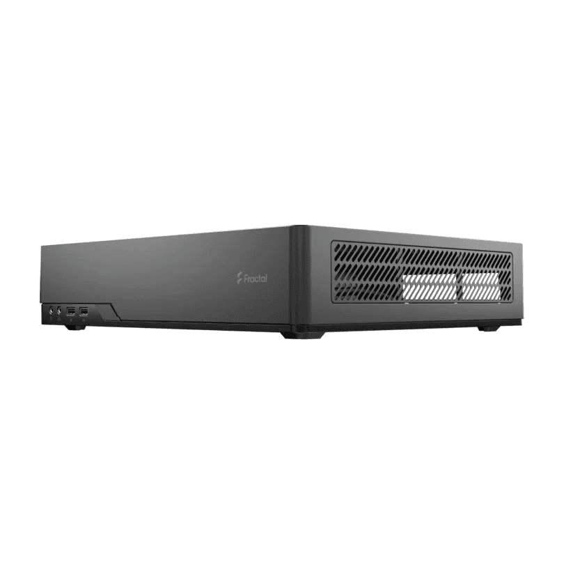 Fractal Design Fractal Design Node 202 Black Mini ITX Computer Case, 377 x 82 x 330 mm, 3x Dust filters (CPU, GPU & PSU), Total fan mounts 2x 120 mm in graphics card chamber, 2 x Expansion slots, SFX PSUs up to 130 mm long | CA-NODE-202-BK - thumbnail 2
