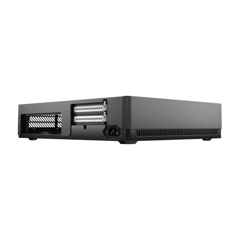 Fractal Design Fractal Design Node 202 Black Mini ITX Computer Case, 377 x 82 x 330 mm, 3x Dust filters (CPU, GPU & PSU), Total fan mounts 2x 120 mm in graphics card chamber, 2 x Expansion slots, SFX PSUs up to 130 mm long | CA-NODE-202-BK - thumbnail 8