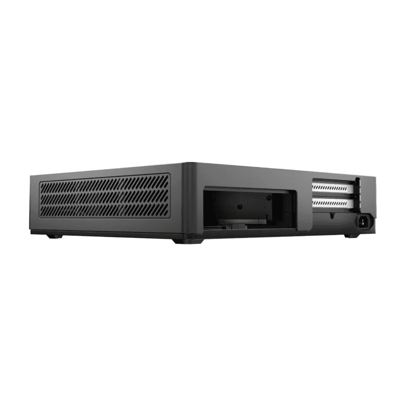 Fractal Design Fractal Design Node 202 Black Mini ITX Computer Case, 377 x 82 x 330 mm, 3x Dust filters (CPU, GPU & PSU), Total fan mounts 2x 120 mm in graphics card chamber, 2 x Expansion slots, SFX PSUs up to 130 mm long | CA-NODE-202-BK - thumbnail 9