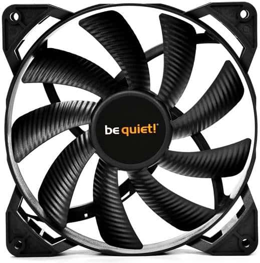 Be Quiet! Pure Wings 2 140mm PWM Case Fans, 9x Airflow-Optimized Fan Blades, 1000 RPM Fan Speed, Up to 104 CFM Airflow, Rifle Bearing Technology, Black | BL040 - thumbnail 5