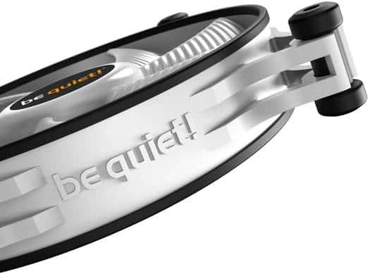 Be quiet! Be Quiet! Shadow Wings 2 120mm PWM Case Fan, 1100 RPM Fan Speed, 65 CFM Airflow, Airflow-Optimized Fan Blades, Rubberized Fan Frame, Rifle Bearing Technology, White | BL089 - thumbnail 5