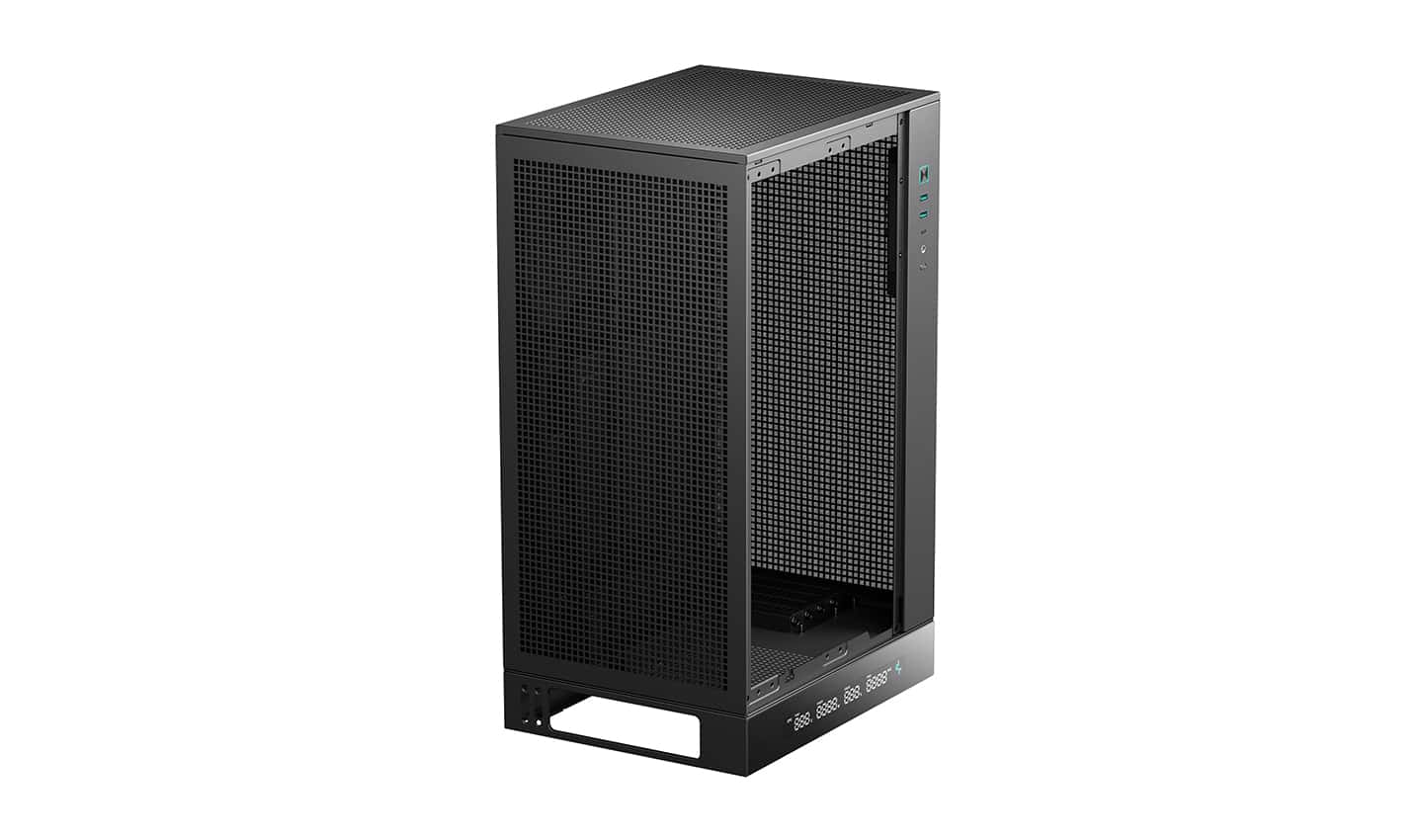DEEPCOOL Deepcool CH270 DIGITAL Mini-tower Case, Tempered Glass, Motherboard Support Upto Micro-ATX (Rear Connector), 360mm Radiator Supports, Full Mesh Panel, ATX PS2 Support, Black | R-CH270-BKNDM0-G-1 - thumbnail 5