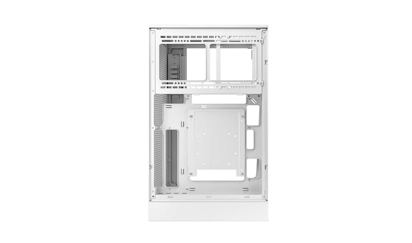 Deepcool CH270 DIGITAL Mini-tower Case, Tempered Glass, Motherboard Support Upto Micro-ATX (Rear Connector), 360mm Radiator Supports, Full Mesh Panel, ATX PS2 Support, White | R-CH270-WHNDM0-G-1 thumbnail 6
