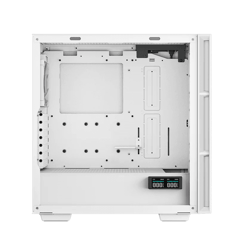DEEPCOOL Deepcool CH560 Digital ATX Mid Tower Computer Case, ABS+SPCC+Tempered Glass Materials, 3140mm ARGB Fans, Real-Time Dual-Status Digital Display, Hybrid Airflow Glass Side Panel, White | R-CH560-WHAPE4D-G-1 - thumbnail 4