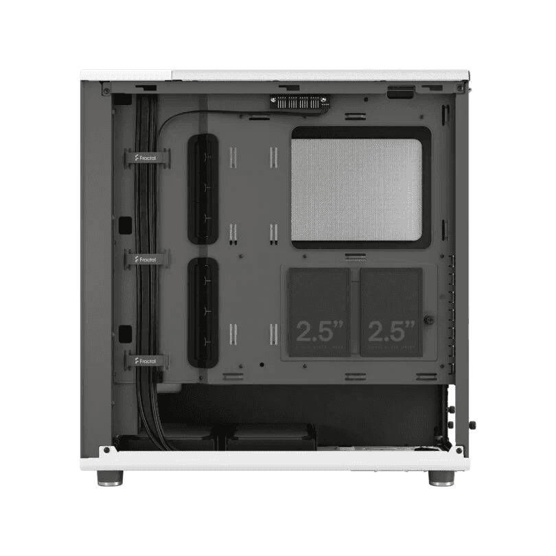 Fractal Design Fractal Design North Chalk White Tint Gaming Case, Temp Glass Side Panel, Support Up to 360mm Radiator &amp; 6x120mm Fans, 2 x 2.5/3.5" Drive Bays, USB-C 3.1 Gen 2, 2 x USB-A 3.1 | FD-C-NOR1C-03 - thumbnail 7
