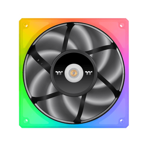 Thermaltake Thermaltake TOUGHFAN 12 RGB High Static Pressure Radiator 120mm (Case Fan) Fan TT Premium Edition 3-Fan Pack, White | CL-F135-PL12SW-A - thumbnail 1
