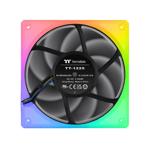 Thermaltake Thermaltake TOUGHFAN 12 RGB High Static Pressure Radiator 120mm (Case Fan) Fan TT Premium Edition 3-Fan Pack, White | CL-F135-PL12SW-A - thumbnail 3