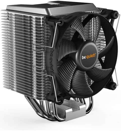 Be quiet! Be Quiet! Shadow Rock 3 CPU Cooler, Shadow Wings 2 120mm PWM High-Speed Fan, 1600 RPM Fan Speed, 65 CFM Airflow, 5x 6mm Nickle-Plated Copper Heat Pipes, HDT technology, Silver / Black | BK004 - thumbnail 4