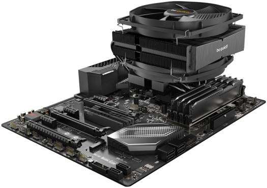 Be quiet! Be Quiet! Dark Rock TF 2 CPU Cooler, Silent Wings 3 & Silent Wings 135mm PWM Fan, 1400 RPM Fan Speed, Up to 101.09 CFM Airflow, 6x High-Performance 6mm Heat Pipes, Black | BK031 - thumbnail 1