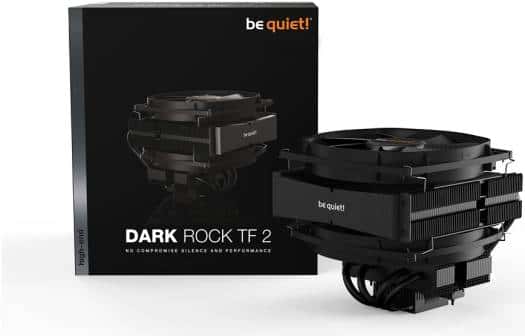 Be quiet! Be Quiet! Dark Rock TF 2 CPU Cooler, Silent Wings 3 & Silent Wings 135mm PWM Fan, 1400 RPM Fan Speed, Up to 101.09 CFM Airflow, 6x High-Performance 6mm Heat Pipes, Black | BK031 - thumbnail 2
