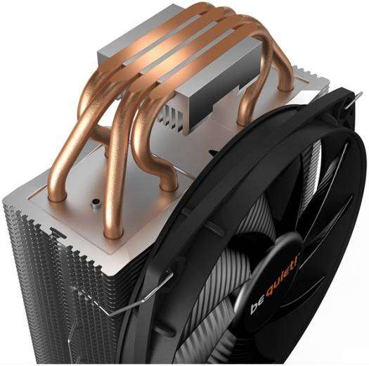 Be quiet! Be Quiet! Shadow Rock Slim 2 CPU Cooler, 135mm Silence-Optimized Be Quiet! Fan, 1400 RPM Fan Speed, 4x High-Performance 6mm Heat Pipes, HDT Technology, Black | BK032 - thumbnail 5