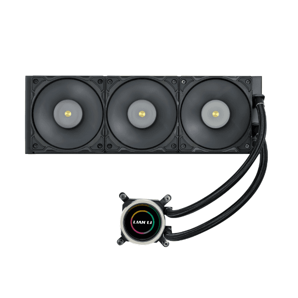 LIAN LI Lian Li Galahad II Trinity Performance AIO Liquid CPU Cooler, 360mm Radiator, 4200RPM, Double Wave Fins, Up to 109.6CFM Airflow & 3000RPM, Black | GA2P36B - thumbnail 2