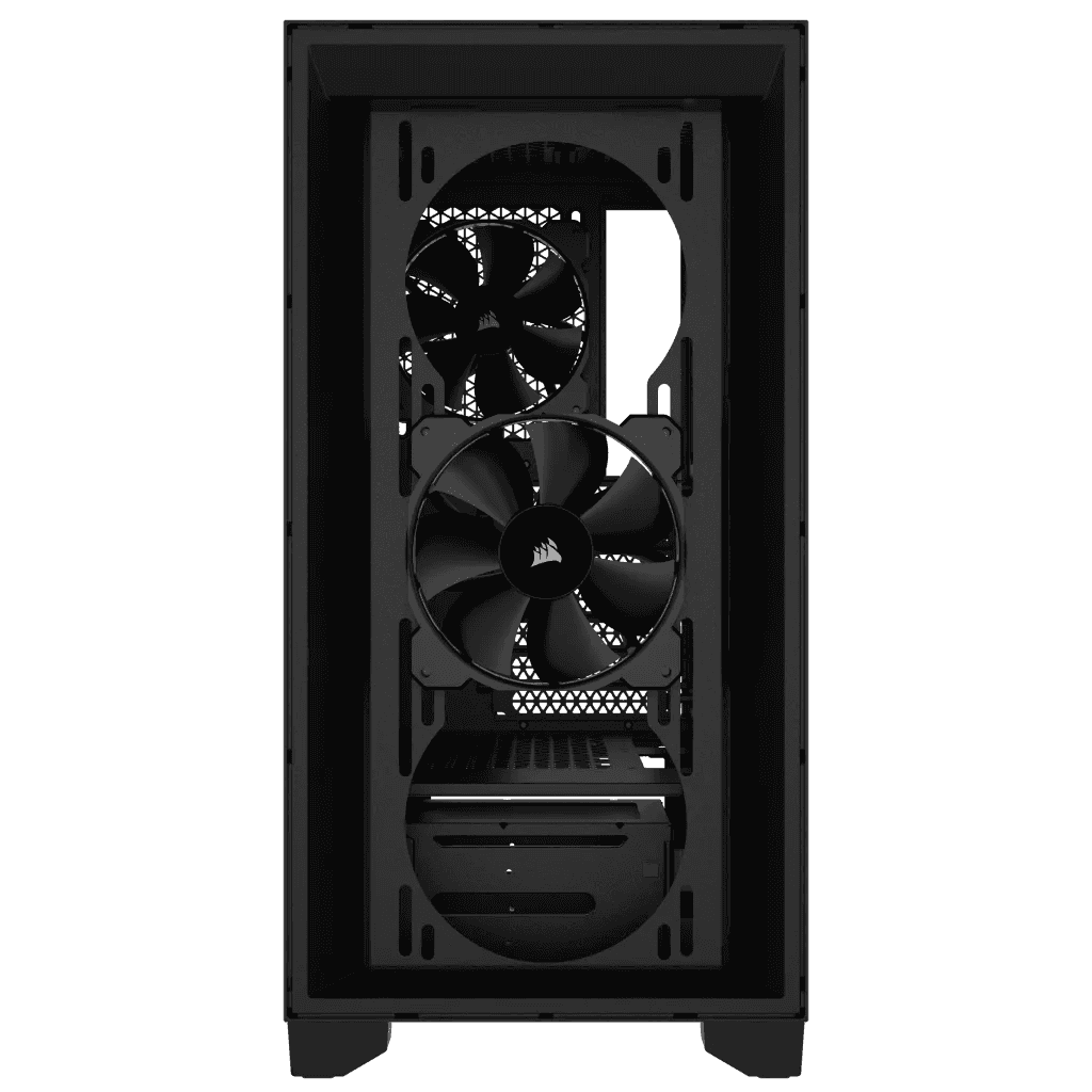 Corsair Corsair 3000D AIRFLOW Mid-Tower PC Case,  Tempered Glass, 2x Pre Fitted SP120 fans, 4x Drive Bays, 7x Expansion Slots, Airflow Optimized Front Panel, Black | CC-9011251-WW - thumbnail 11