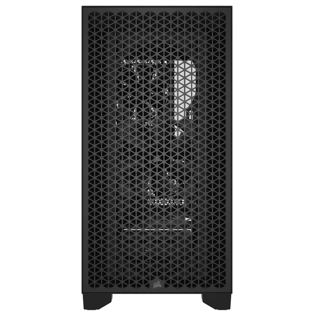 Corsair 3000D AIRFLOW Mid-Tower PC Case,  Tempered Glass, 2x Pre Fitted SP120 fans, 4x Drive Bays, 7x Expansion Slots, Airflow Optimized Front Panel, Black | CC-9011251-WW thumbnail 2