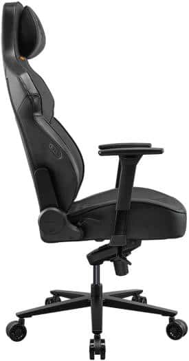 COUGAR NxSys Aero Gaming Chair with Integrated RGB Fan & Premium PVC Leather, Adjustable 3D Armrests, Elastomeric Mesh, Durable Steel Frame, 3" Wheels, 160kg Max Weight, Black 3MARP0RB.0001,4710483776472 - thumbnail 1