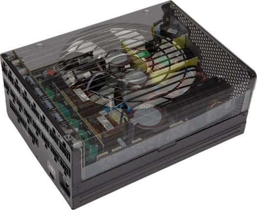 Corsair Corsair AX1600i Digital ATX Power Supply, 1600 Watt Fully-Modular PSU (UK),  Fluid Dynamic Bearing,  100,000 hours, 80 PLUS Efficiency Titanium | CP-9020087-UK - thumbnail 9