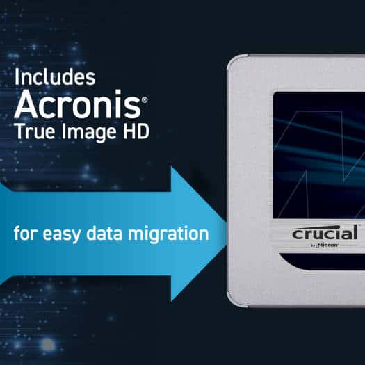 Crucial Crucial MX500 4TB 2.5" Internal SATA SSD, Up to 560 MB/s Sequential Read & Up to 510 MB/s Write Speed, Silicon Motion SM2258 Controller, Micron 3D TLC NAND Flash Technology | CT4000MX500SSD1 - thumbnail 5