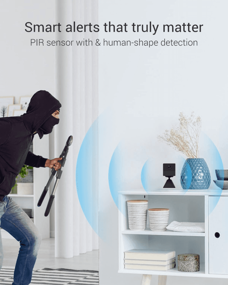 EZVIZ  EZVIZ BC2 Security Camera with Battery, 1080p WiFi camera CCTV with PIR Motion, smart Human Detection, Two Way Audio Talk, Easy Install with Magnetic Base, supported Cloud & SD card Storage - thumbnail 4