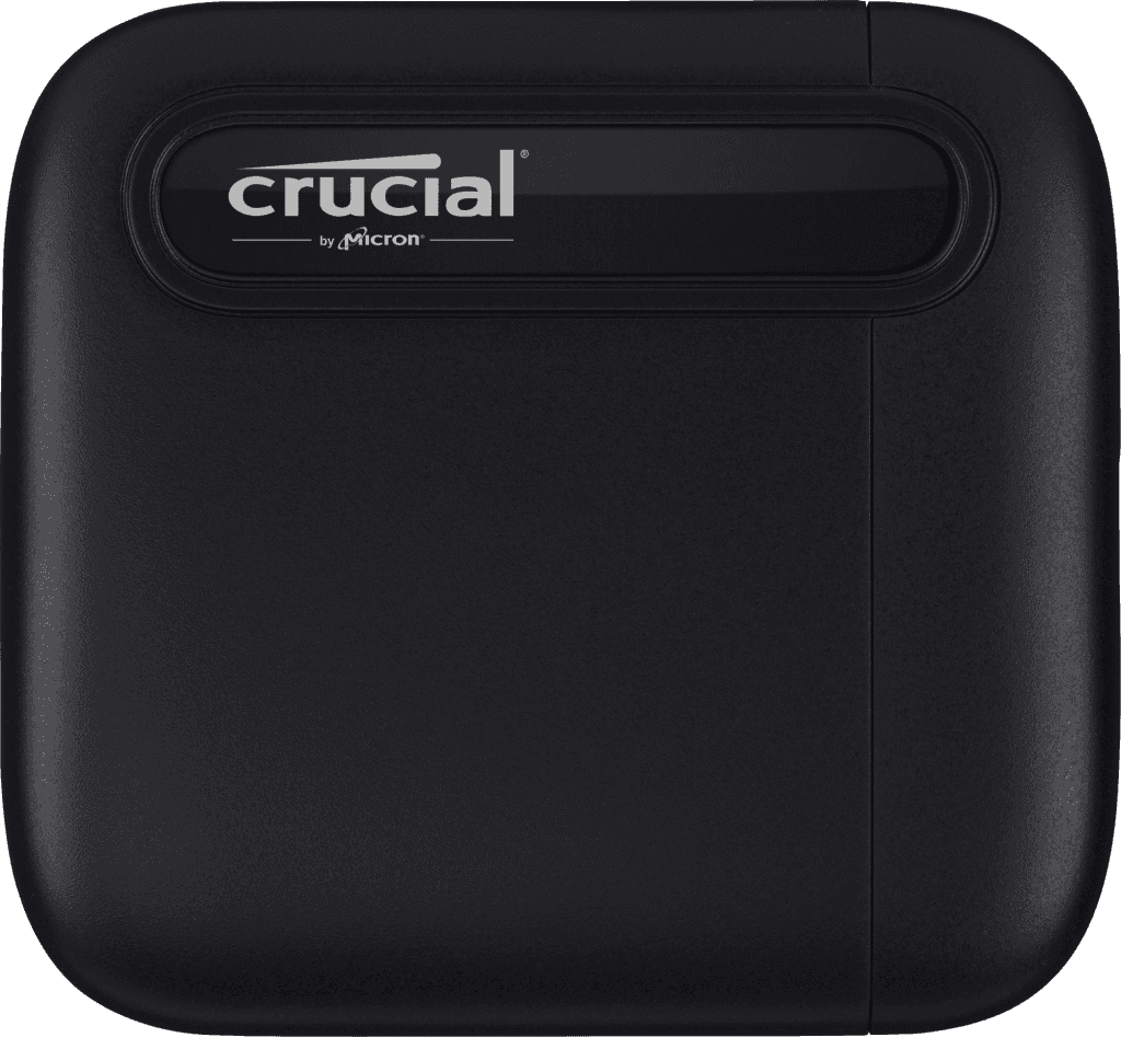 Crucial Crucial X6 1TB External Portable SSD, USB-C, 5.6x faster, PC, Mac, Sequential Read 800 MB/s,  PS4, Xbox One, Android devices, and more. | CT1000X6SSD9-1TB - thumbnail 1