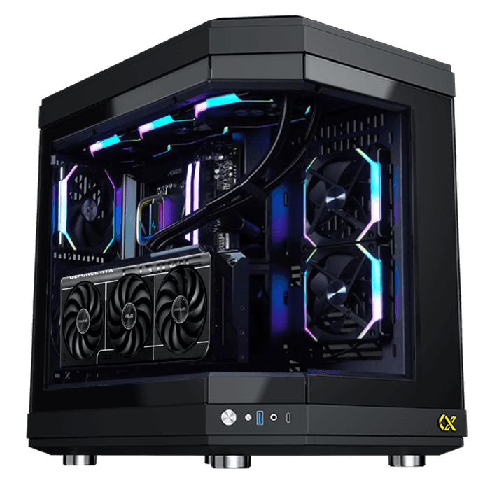 Nanotech Core I5 X 5070 OC Gaming PC, Core i5-14400F 14th Gen, 5070 OC Edition 12GB GDDR7, 32GB (2x16GB) 6400MTs, 1TB NV3 6000MB/s, 850W, WiFi - thumbnail 1