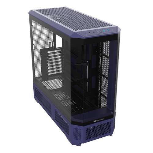 Thermaltake Thermaltake View 600 TG Black Full Tower E-ATX case, up to ten 120/140mm fans & 360mm/420mm radiators, built-in GPU bracket, Compatible Hidden-connector Motherboards | CA-11H-00F1WN-00 - Color: Future Dusk