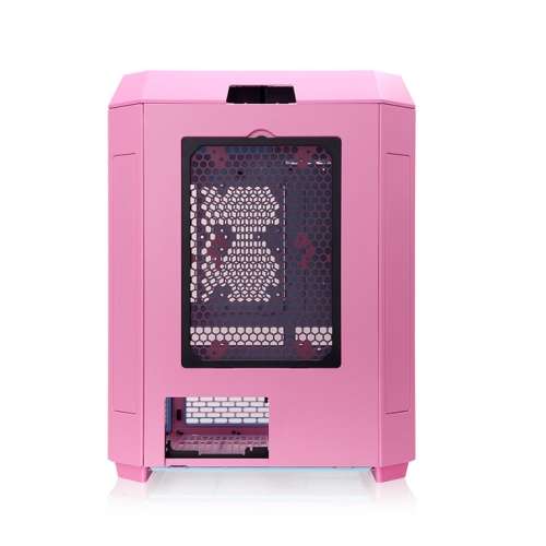 Thermaltake Thermaltake The Tower 600 Bubble Pink ATX Mid Tower Case, Supports Hidden-Connector Motherboard, 3x Tempered Glass, Supports 420mm AIO | CA-1Z1-00MAWN-00 - thumbnail 6