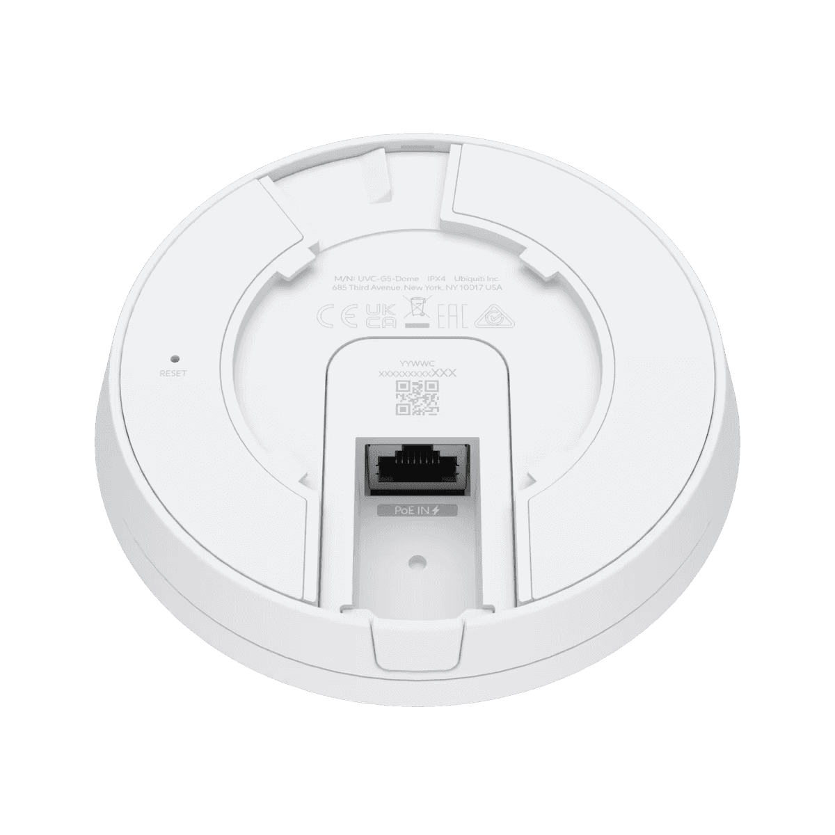 Ubiquiti Ubiquiti UniFi G5 Dome 2K (4MP) Security Camera, 102.4° Ultra-Wide Viewing, 10m IR Night Vision, 2-Way Audio, Connect & Power Using PoE, Weather & Vandal Resistant, White | UVC-G5-DOME - thumbnail 7