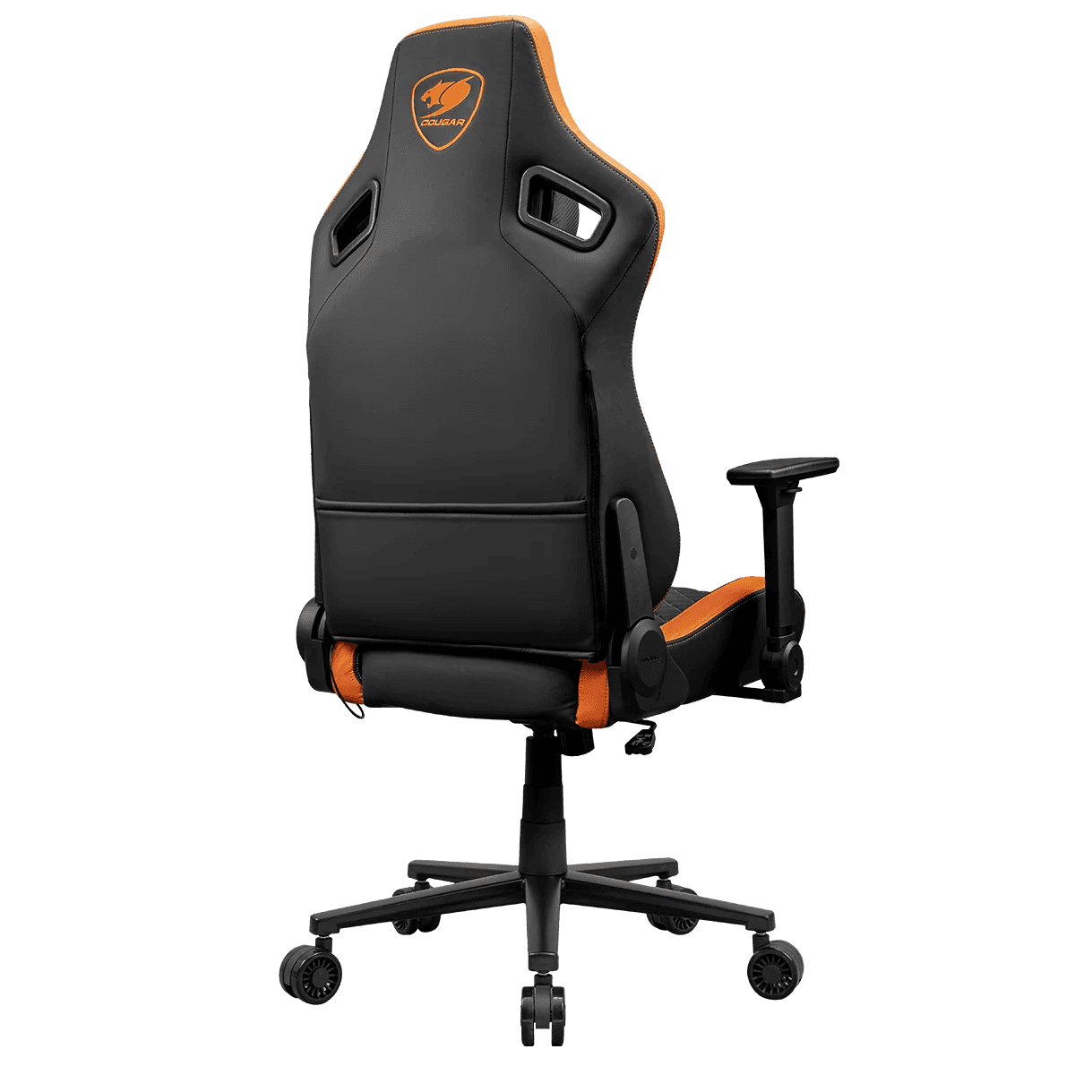 Cougar Defensor Gaming Chair, Hyper-Dura Surface, PushBack Advanced Lumbar Support, 4D Folding Armrests, 155° Reclining, Piston Lift Height Adjustment, Class 4 Gas Lift, Black | 3MDFLORB.0001 thumbnail 5