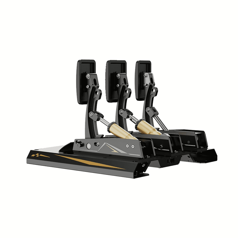 MOZA MOZA MRS066 CRP2 Load Cell Pedals Throttle & Brake Set, 200kg Load Cell, Aerospace Aluminum & Carbon Fiber, 15-Bit Precision - thumbnail 2