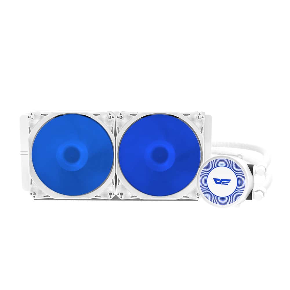 Darkflash darkFlash Aura DA-240 ARGB 240mm AIO Liquid CPU Cooler, White Edition, Dual 120mm PWM Fans - thumbnail 17