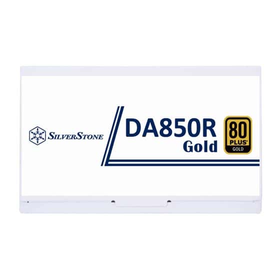 Silverstone SilverStone DA850R Fully Modular Power Supply, 80 PLUS Gold, 850W ATX 3.0 & PCIe 5.0, Active PFC, Silent 120mm Fan, Advanced Protections, 12V-2x6 PCIe Connector, White | SST-DA850R-GMA-WWW - thumbnail 4
