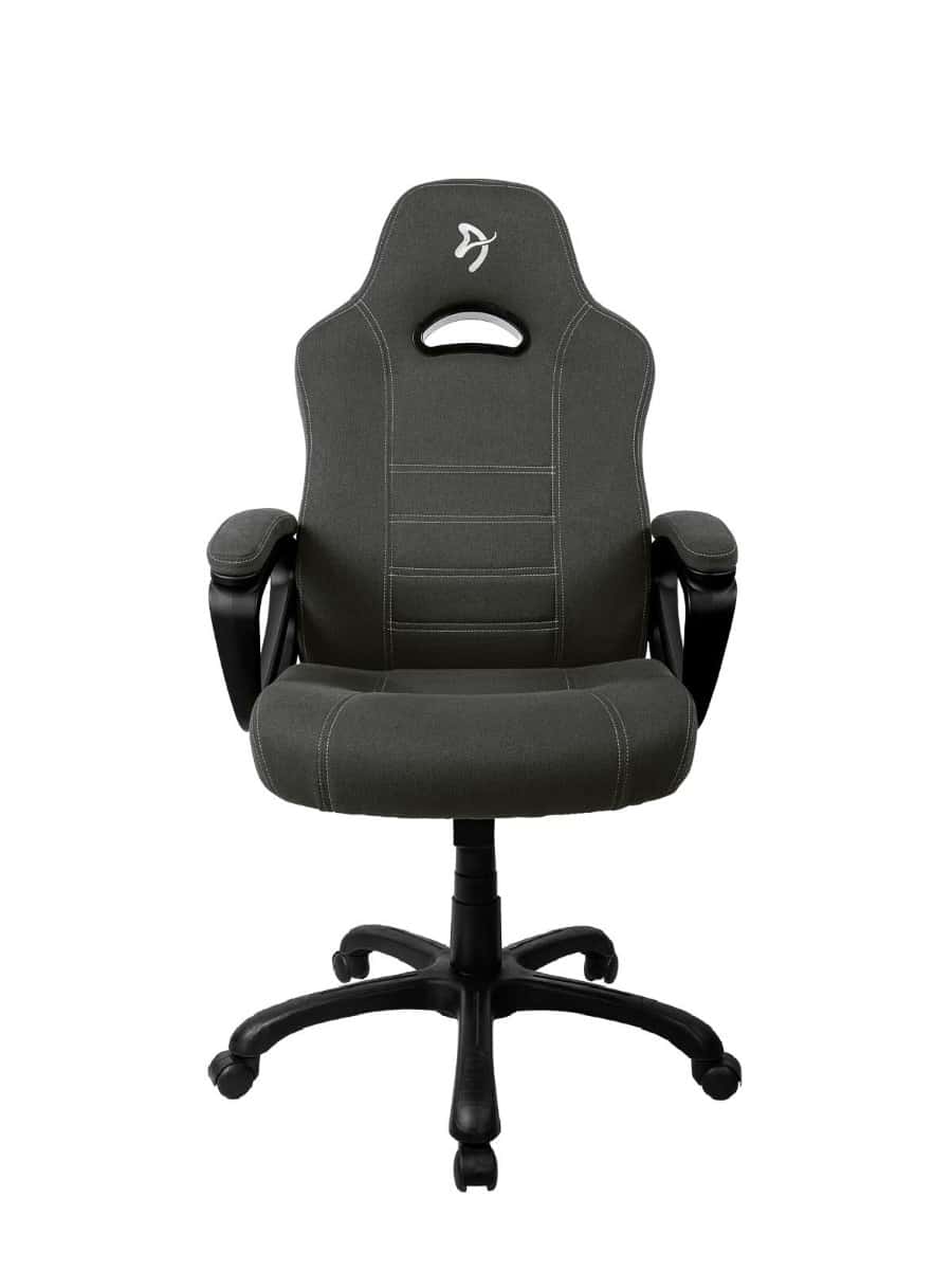 Arozzi Arozzi Enzo Woven Fabric Ergonomic Computer Gaming/Office Chair with Swivel, Tilt, Rocker, and Adjustable Height, Black Grey | ENZO-WF-BKGY - thumbnail 2