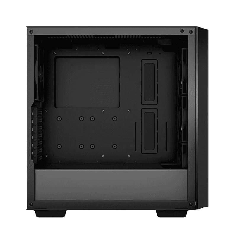 DEEPCOOL DeepCool CG560 Mid-Tower Case, ABS+SPCC+Tempered Glass, 5x Drive Bays, 7x Expansion Slots, Motherboard Support Upto E-ATX, Black | R-CG560-BKAAE4-G-1 - thumbnail 4
