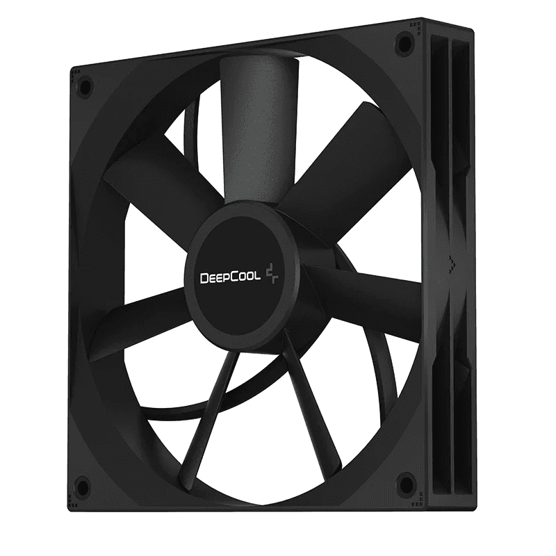 DEEPCOOL DeepCool CK500 Mid-Tower Case, 2x Pre Installed Fans, 4x Drive Bays, 7x Expansion Slots, ABS+SPCC+Tempered Glass, Balanced airflow and noise performance, Black | R-CK500-BKNNE2-G-1 - thumbnail 4
