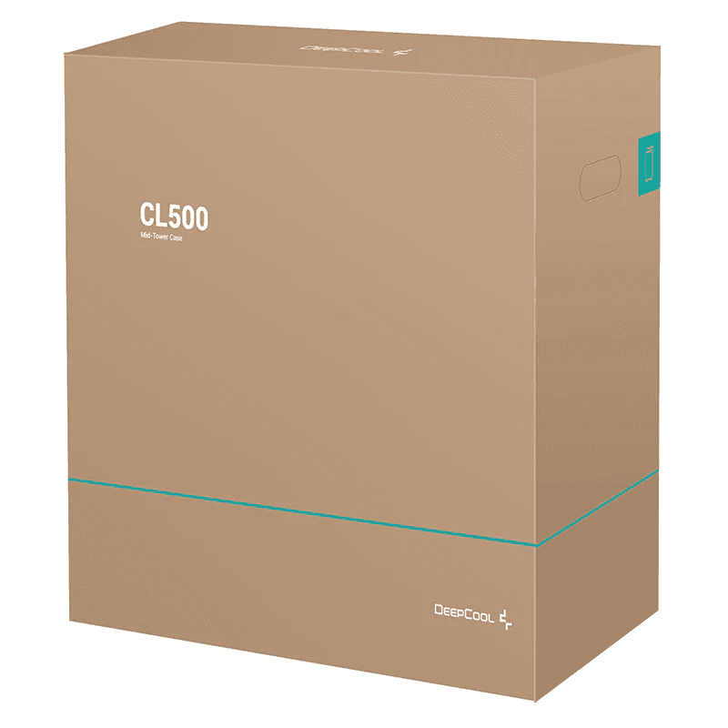 DEEPCOOL DeepCool CL500 ADD-RGB 4F Mid-Tower ATX Case, Magnetic Side Panel with Tempered Glass with 120mm 4 A-RGB Fans, 5x Drive Bays, 7x Expansion Slots, Motherboard Supports Up to ATX, Black & Gray | R-CL500-BKNMA4N-A-1 - thumbnail 3