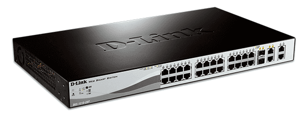 D-link D-Link DES-1210-28P, 24-Port 10/100 PoE Switch, with (2) 10/100/1000BASE-T Ports and 2 Combo SFP Slots - thumbnail 1