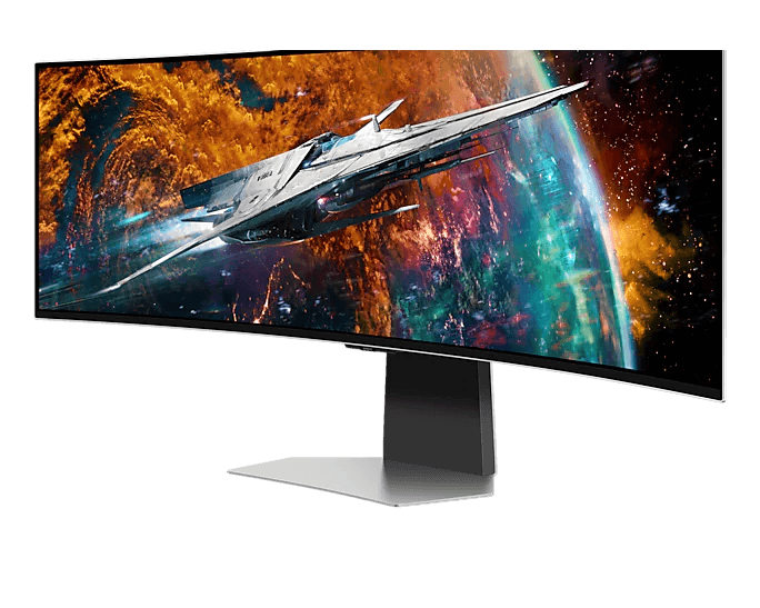 SAMSUNG Samsung 49" G95SC Odyssey OLED G9 240Hz Smart Gaming Monitor, DQHD (5,120 x 1,440), 0.03ms(GTG), 1800R Curvature, 32:9 Super Ultra-wide screen, Eye Saver Mode, Quantum Dot Color, Flicker Free, Game Mode, AMD FreeSync Premium Pro | LS49CG954SMXUE - thumbnail 15