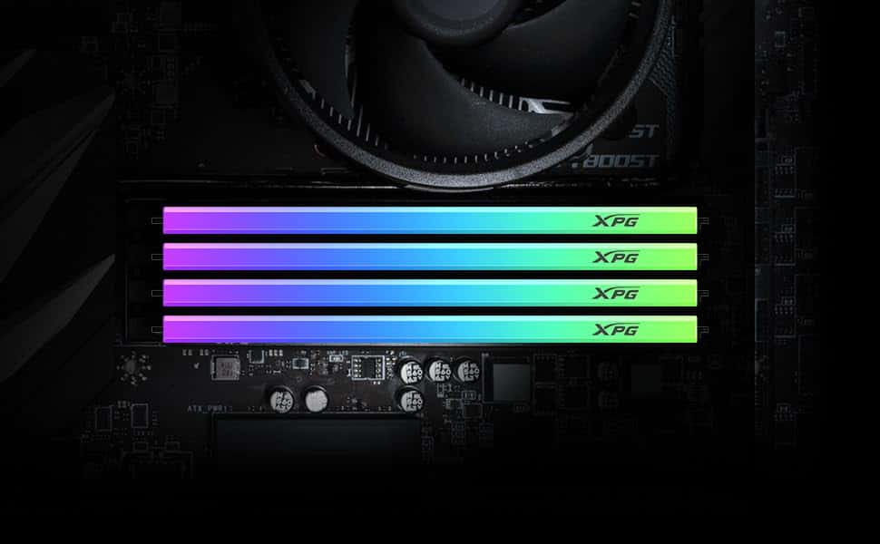 G.SKILL XPG SPECTRIX D35G RGB DDR4 3600MHz CL18 64GB (2x32GB) Desktop Memory Kit Black, PC4-28800 RAM 288-Pins UDIMM, Heatsink | AX4U360032G18I-DTBKD35G - thumbnail 4