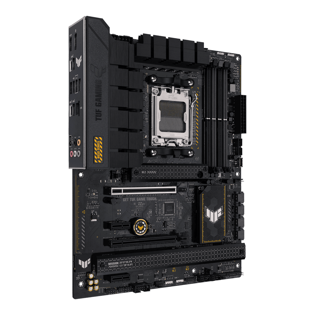 Asus ASUS TUF GAMING B650-PLUS ATX Motherboard, AM5 Socket, AMD B650 Chipset, Realtek 2.5Gb Ethernet, 4 xDIMM DDR5 Memory 128GB Max, 1x PCIe 4.0/3.0 x16, 4x SATA 6Gb/M.2, 1HDMI/DP | 90MB1BY0-M0EAY0 - thumbnail 6