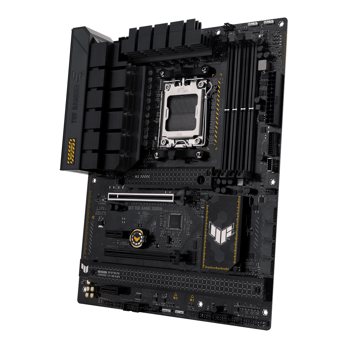 ASUS TUF GAMING B650-PLUS ATX Motherboard, AM5 Socket, AMD B650 Chipset, Realtek 2.5Gb Ethernet, 4 xDIMM DDR5 Memory 128GB Max, 1x PCIe 4.0/3.0 x16, 4x SATA 6Gb/M.2, 1HDMI/DP | 90MB1BY0-M0EAY0 thumbnail 6