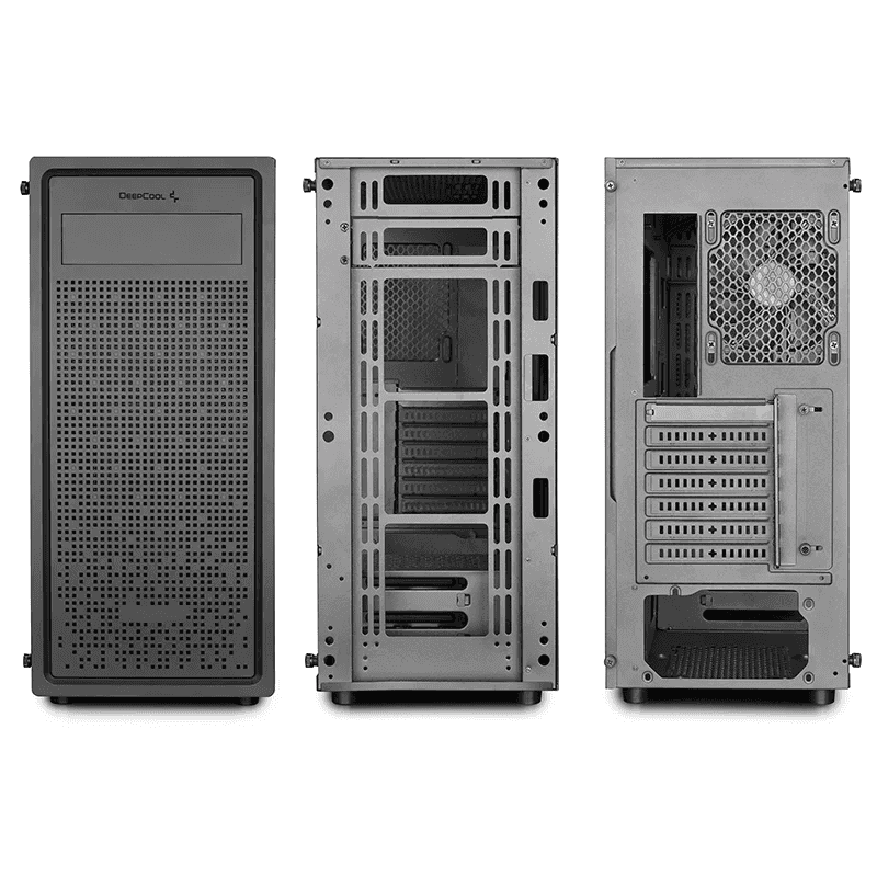 DEEPCOOL Deepcool E-SHIELD Tempered Glass Mid-Tower E-ATX Case, ABS+SPCC+Tempered Glass, 7x Expansion Slots, Rear: 1??120mm Pre Installed Fans, Motherboard Support Up to E-ATX | DP-ATX-E-SHIELD - thumbnail 2