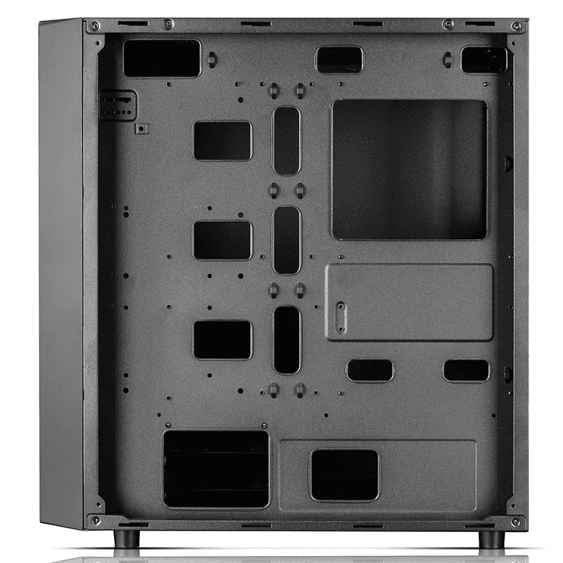DEEPCOOL Deepcool E-SHIELD Tempered Glass Mid-Tower E-ATX Case, ABS+SPCC+Tempered Glass, 7x Expansion Slots, Rear: 1??120mm Pre Installed Fans, Motherboard Support Up to E-ATX | DP-ATX-E-SHIELD - thumbnail 5