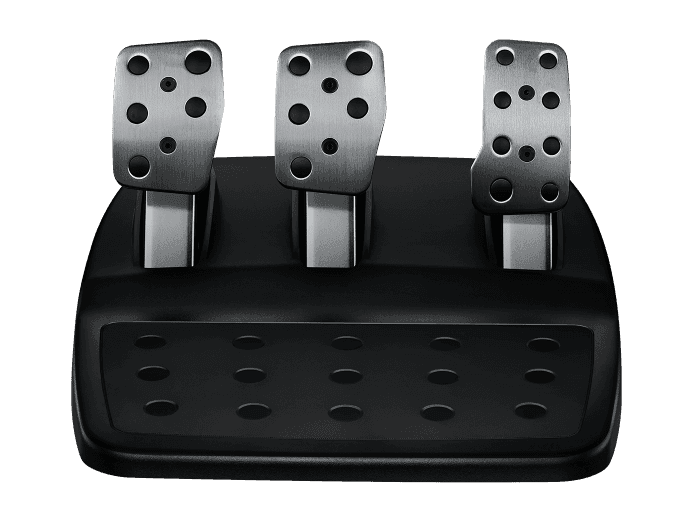 Logitech G29 2.3Nm Racing System Wheel & Pedals, dual-motor force feedback, Stainless Steel Paddle Shifters, Hand Stitched Leather Wheel, Adjustable Floor Pedals Accelerate | 941-000113 thumbnail 4